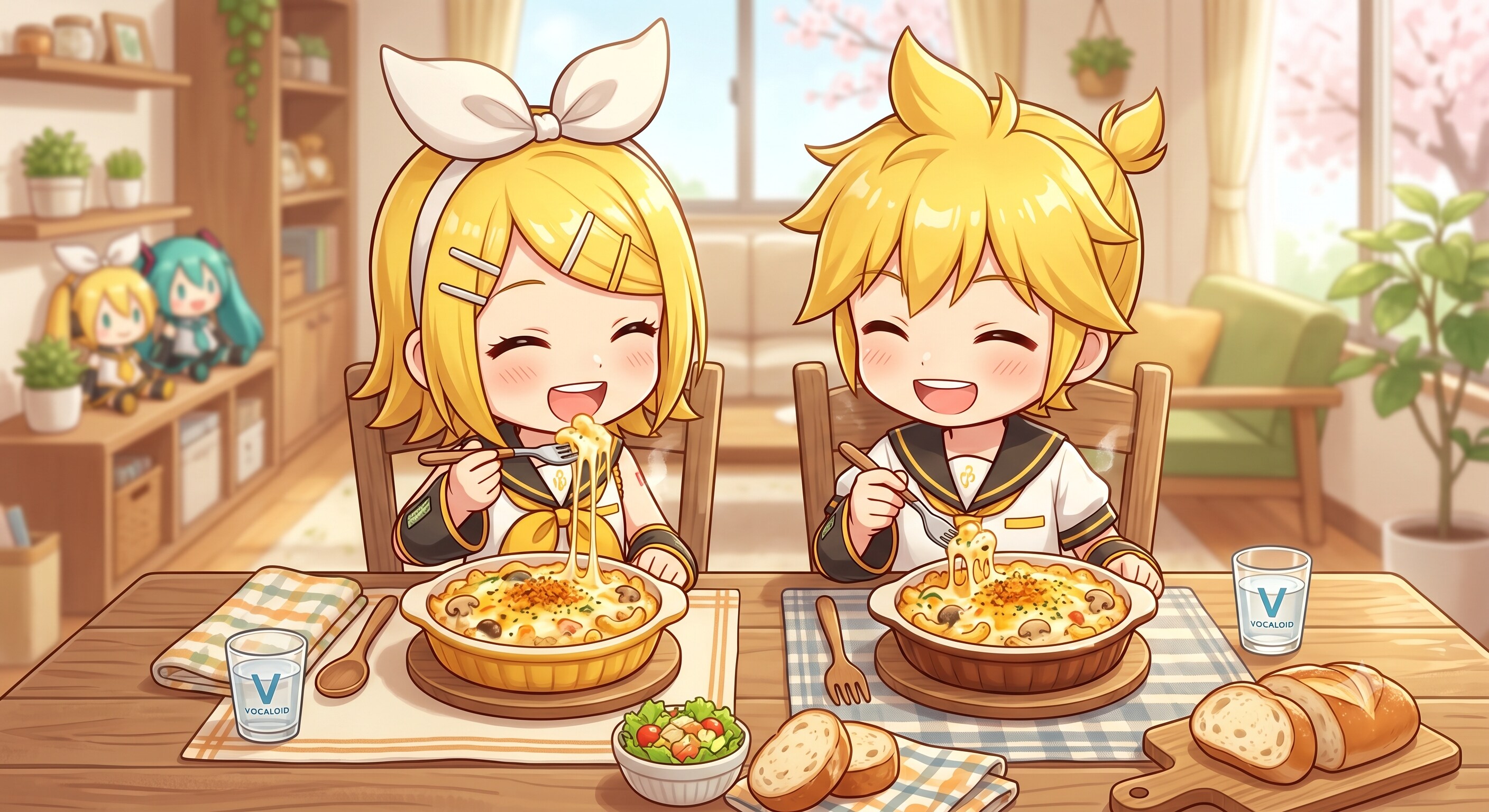 今日のお昼はマカロニグラタンです