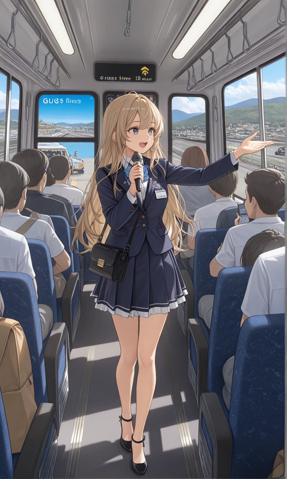 バスガイド | の人気AIイラスト・グラビア