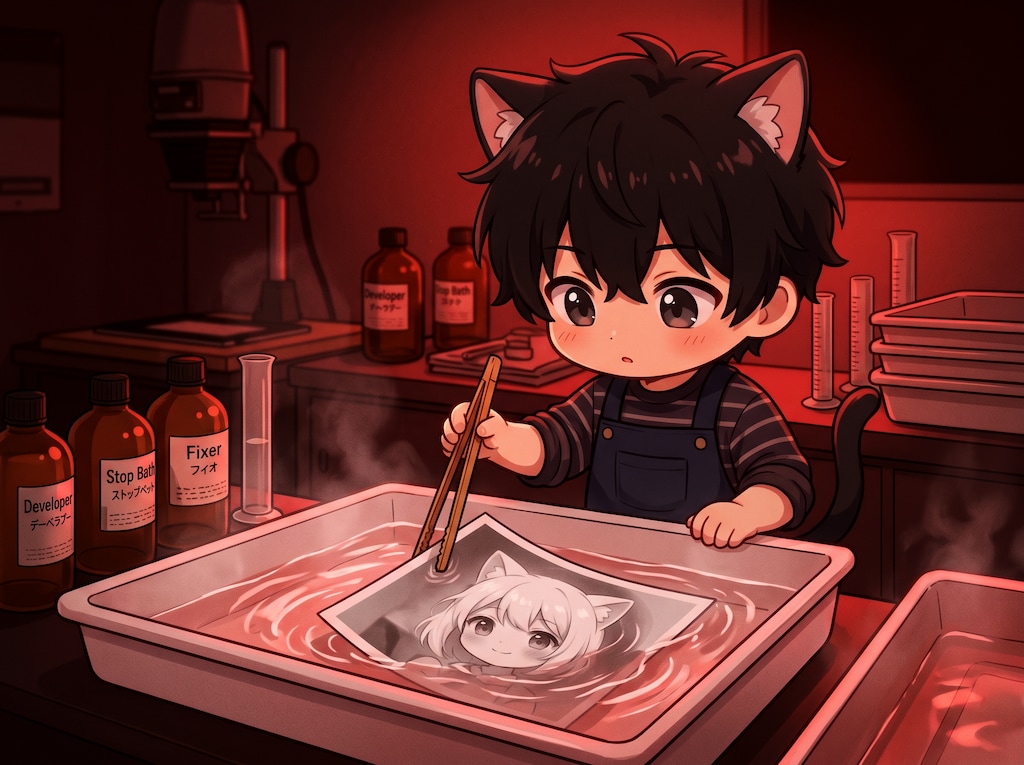 白黒だけど♡