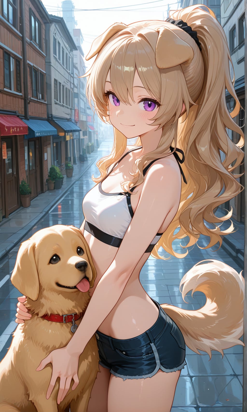 大胆な格好のミルフィ(∩´∀`∩)💕