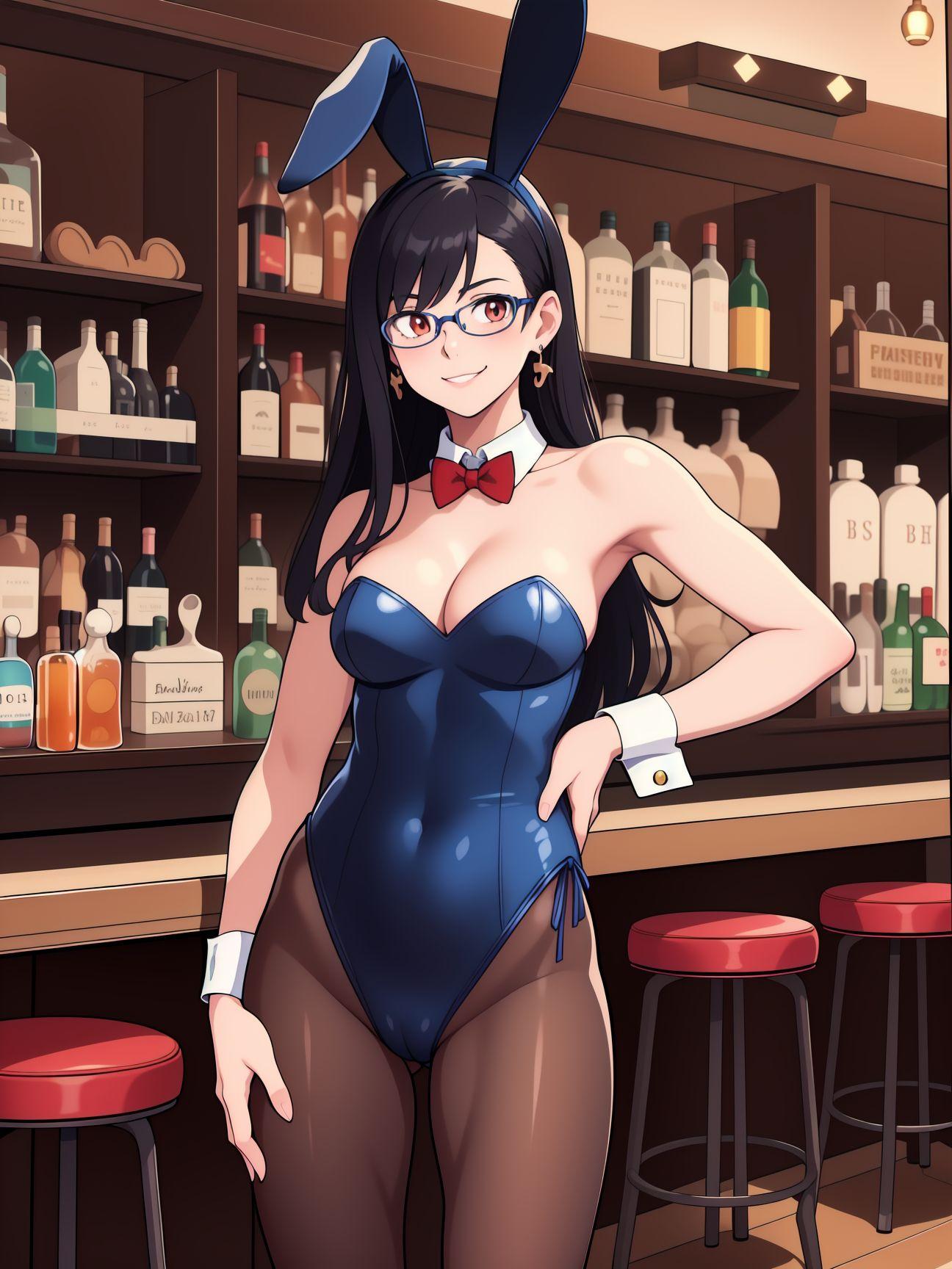 眼鏡バニーガール