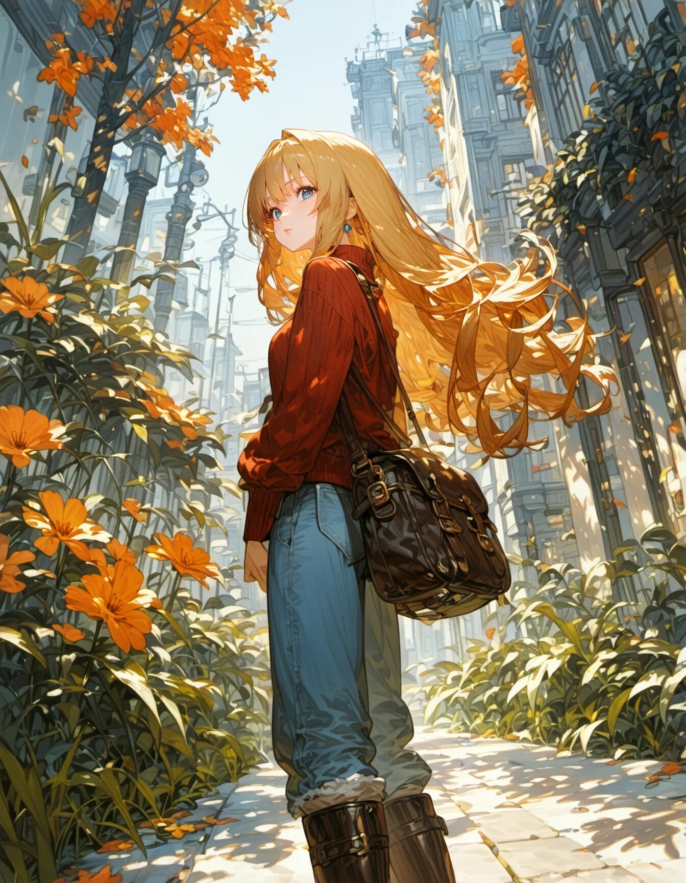 Amber Memories of the City | の人気AIイラスト・グラビア