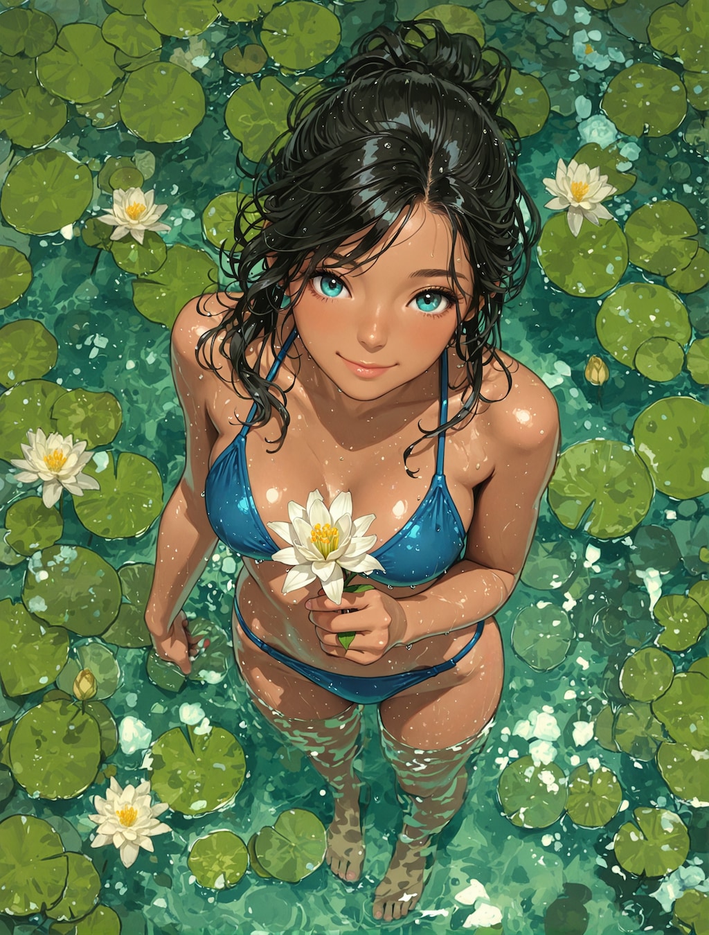 Flower × bikini