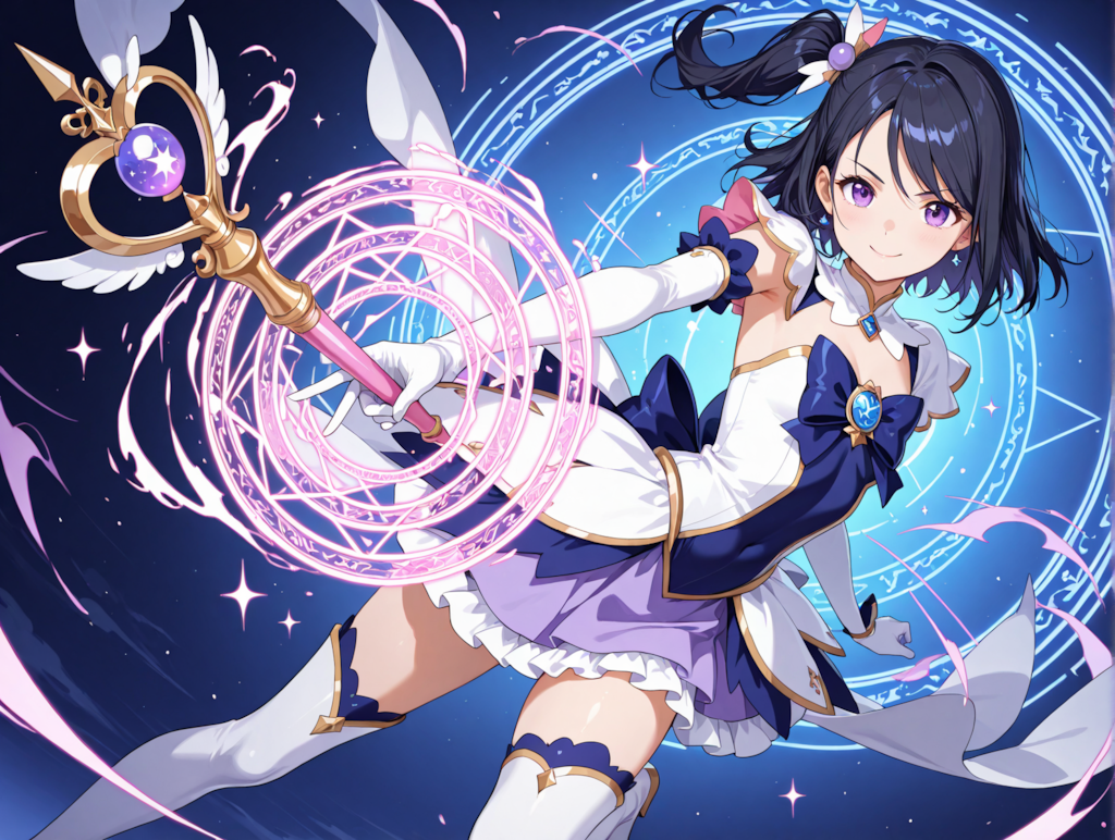 アヤメの戦闘_魔法娘６