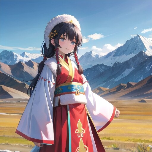 モンゴル風の民族衣装 | の人気AIイラスト・グラビア