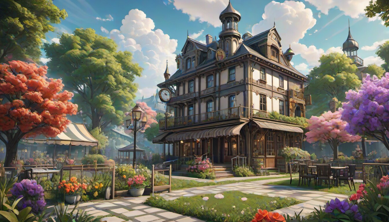 街角ガーデン | の人気AIイラスト・グラビア