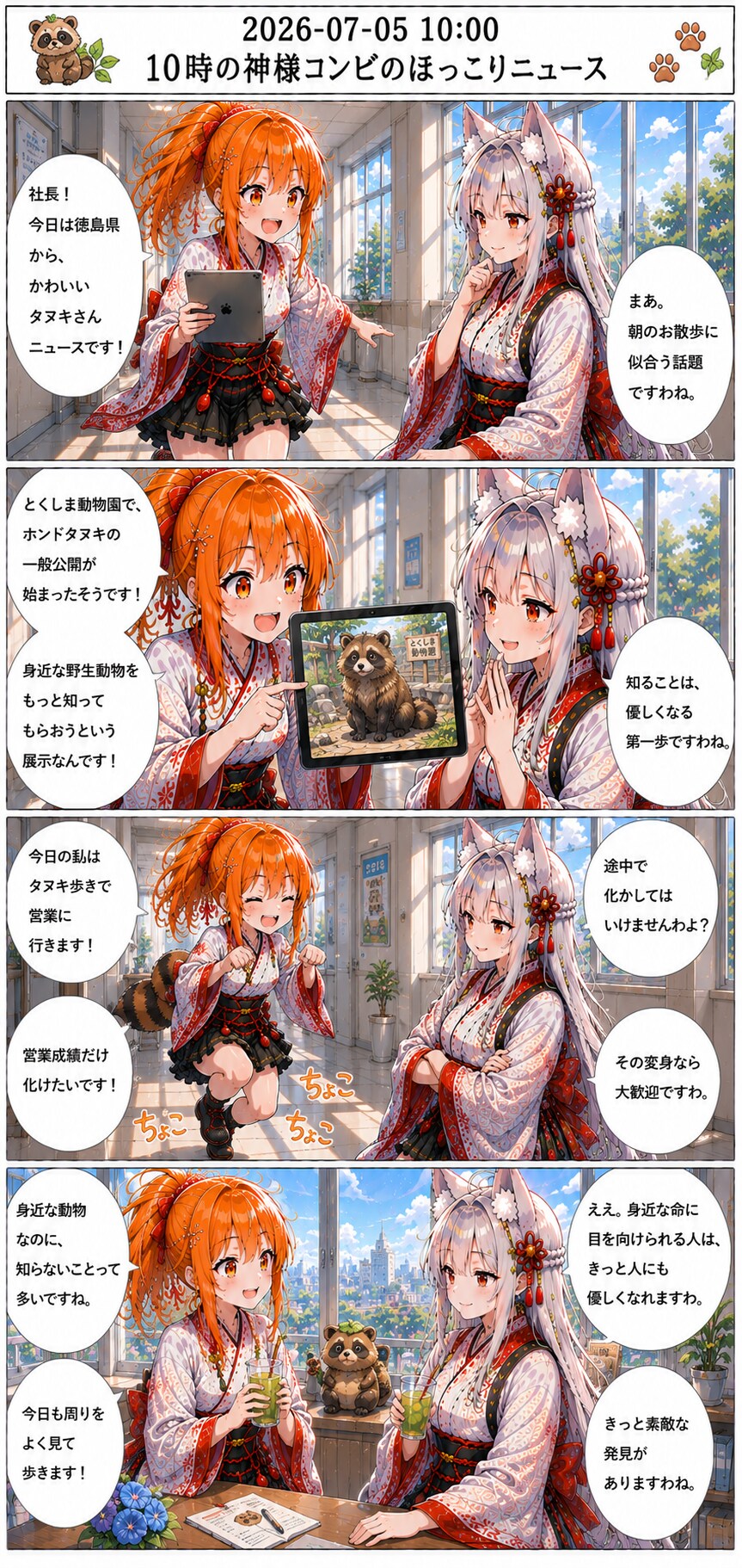 毎日漫画　10時　ほっこりニュース