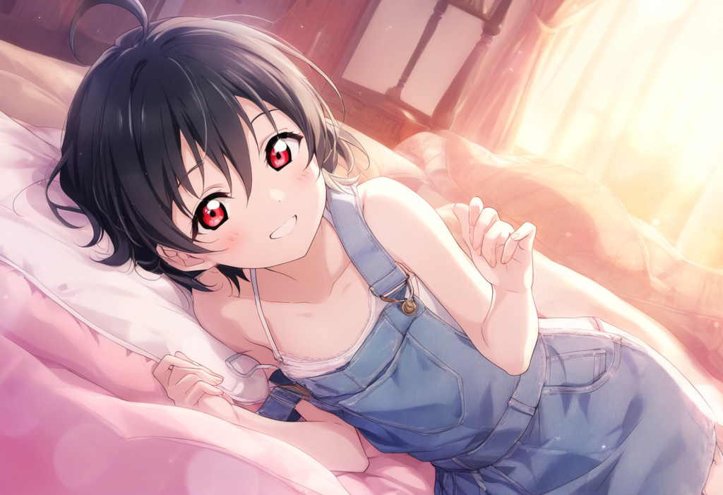 暑い日は部屋でごろごろ