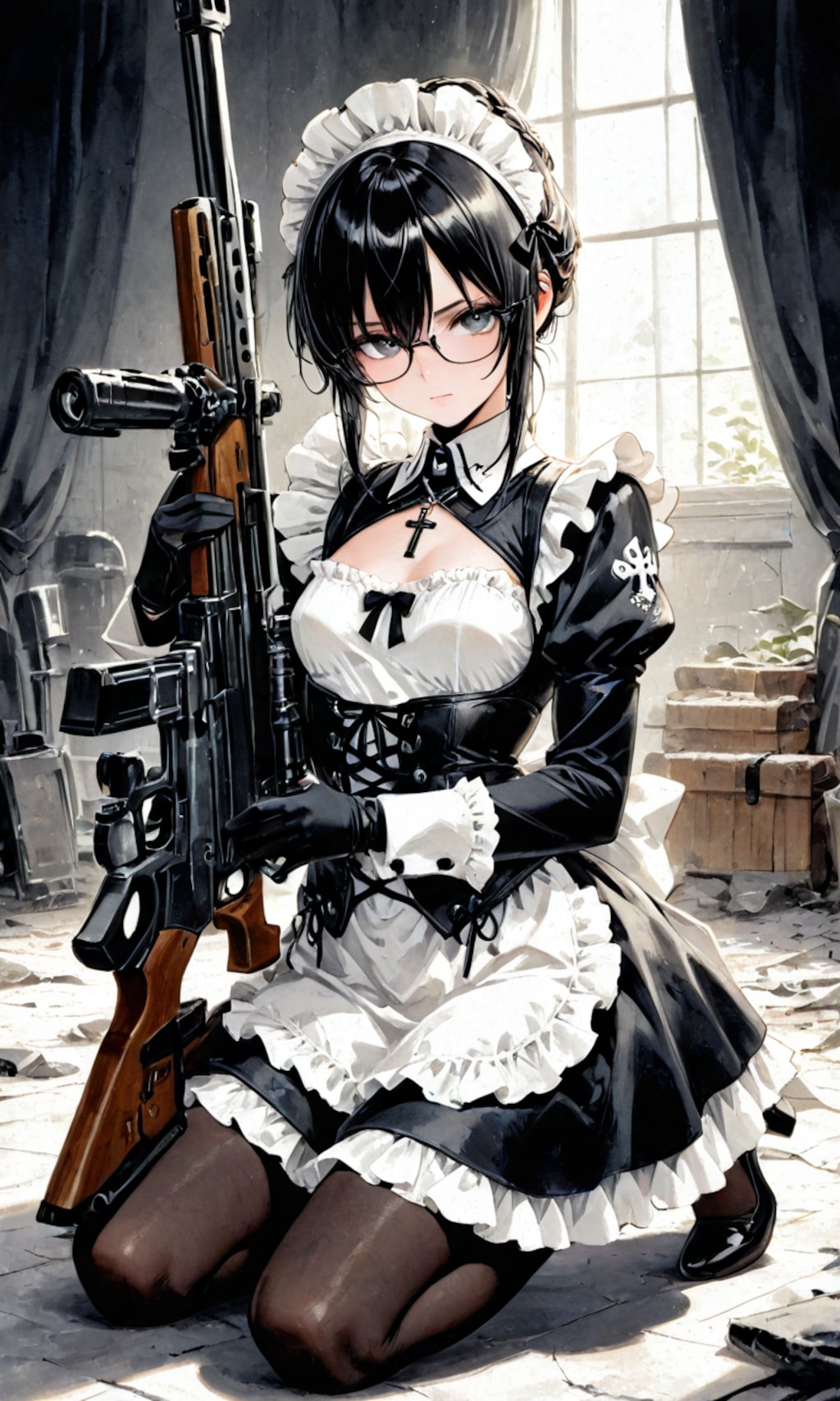 ウチのメイドは銃を持つ