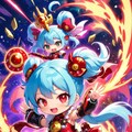 青髪の女騎士ちゃん 2枚目