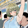 電車で脇を舐められる 3枚目