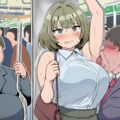 電車で脇を舐められる 2枚目