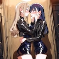 艶々ガール達の百合　キスシーン 2枚目
