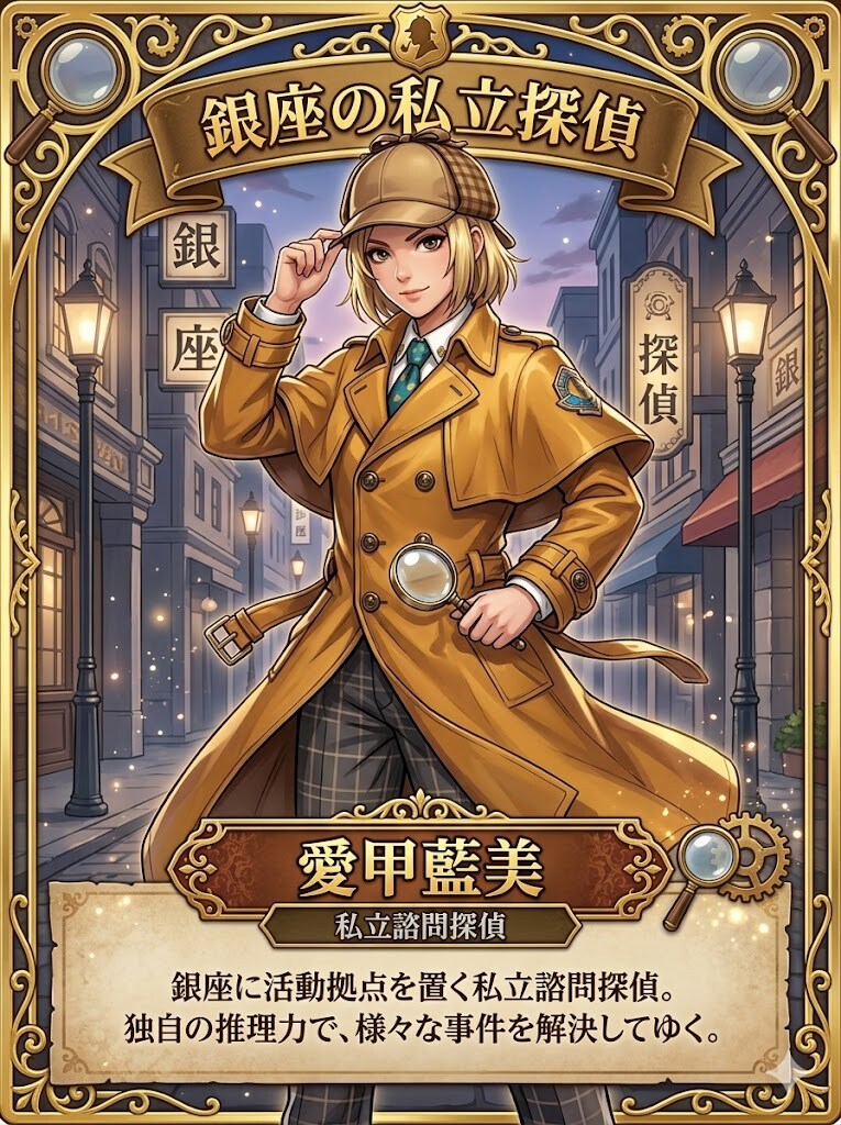 名探偵愛甲藍美のSSRカード