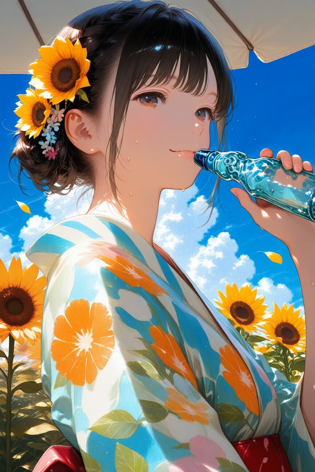 🌻ひまわりとラムネ🩵 其の弐