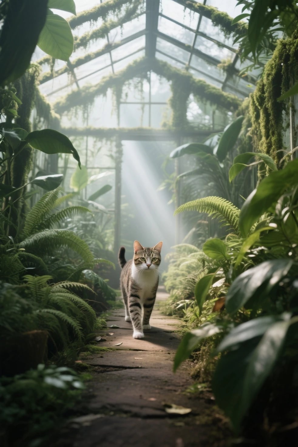 植物園の猫 | の人気AIイラスト・グラビア