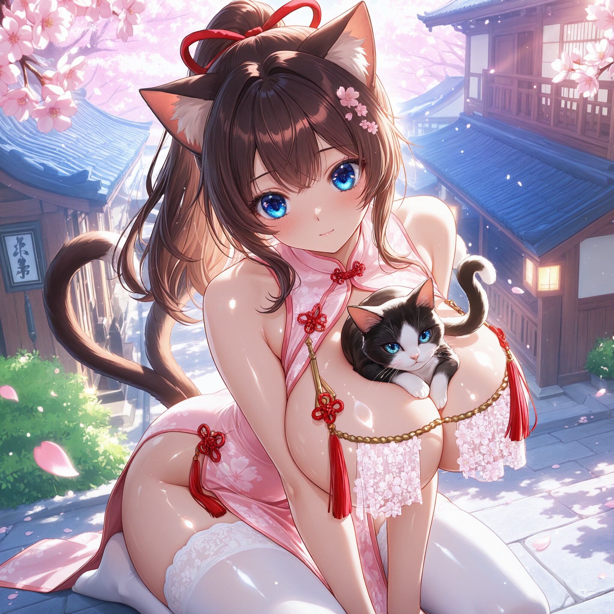 春色のチャイナドレス