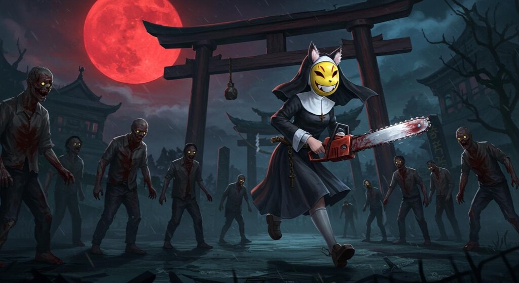 #オキツネゾンビ討伐『チェーンソーはイイハナシだなー』【ニャンノ世界】