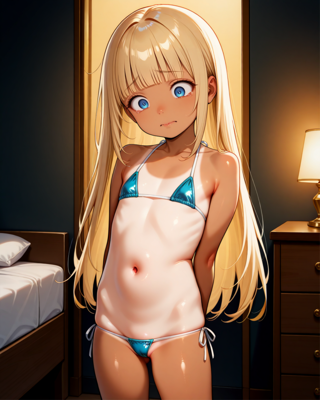 この水着小さいよ?