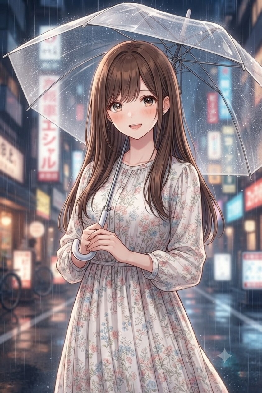 雨の日の待ち合わせ