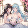 百合と結婚式 2枚目