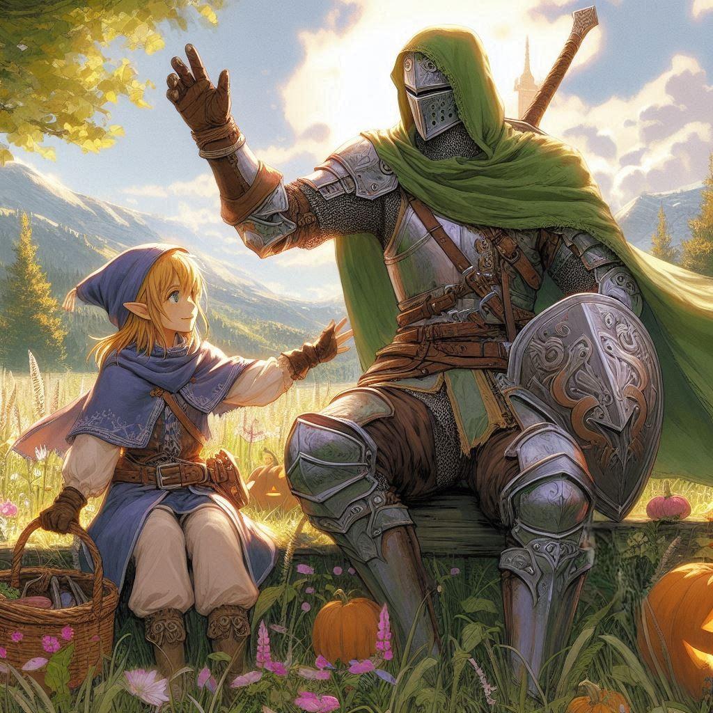 騎士と少女 | の人気AIイラスト・グラビア