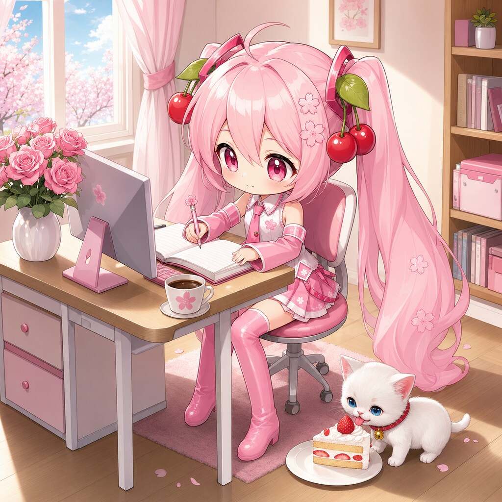 ちび桜ミク（ChatGPT）