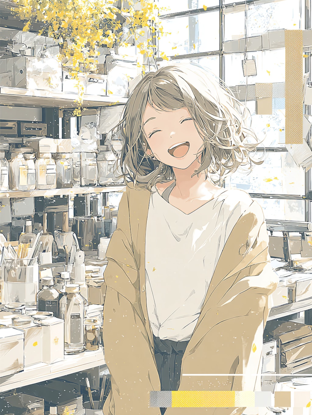 カフェから