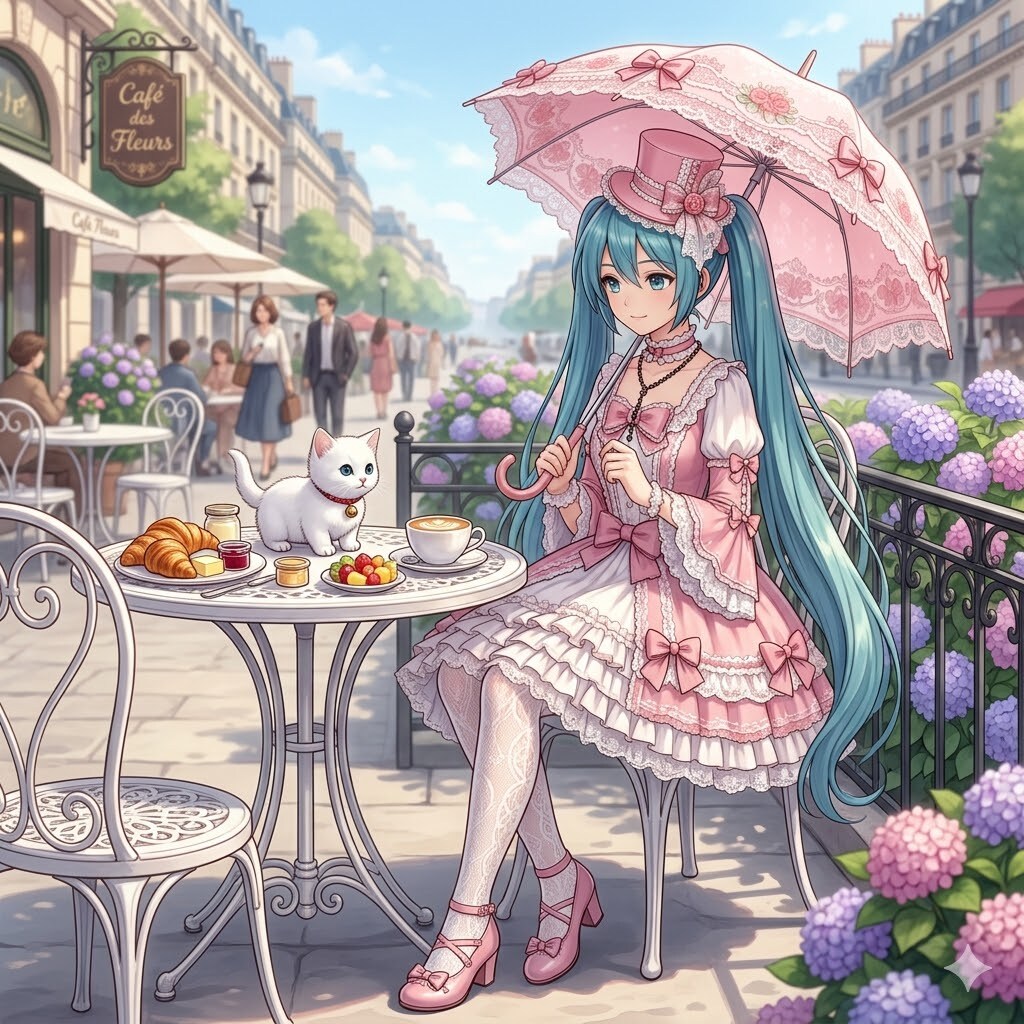 Gemini 初音ミク 甘ロリ