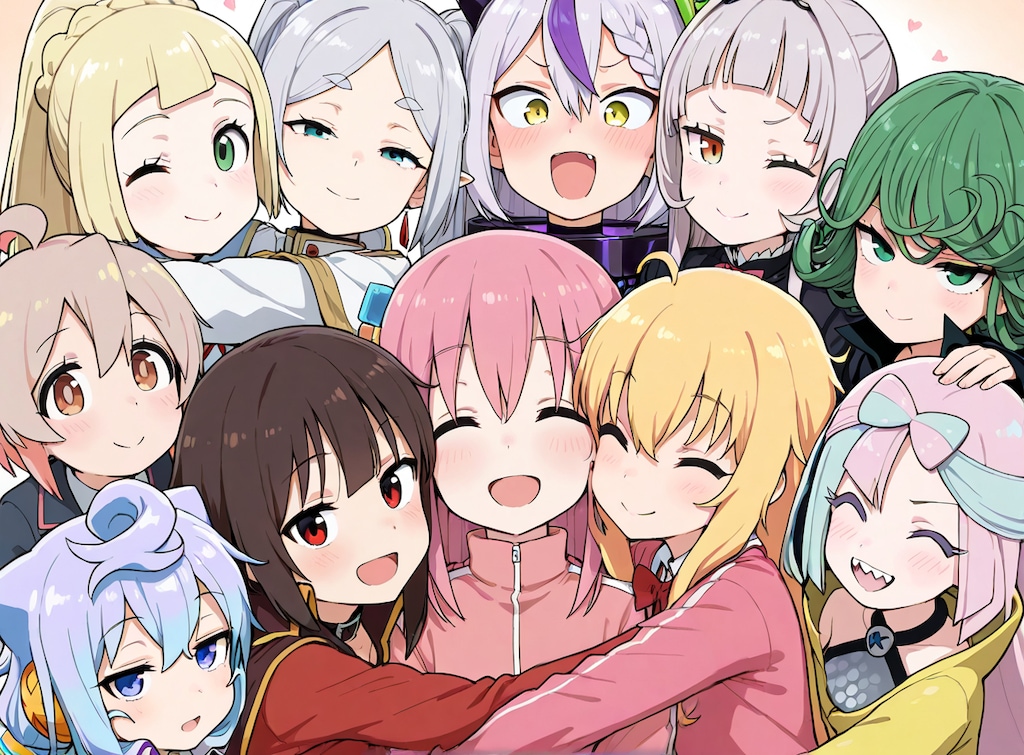 キャラクターのかき分けテスト