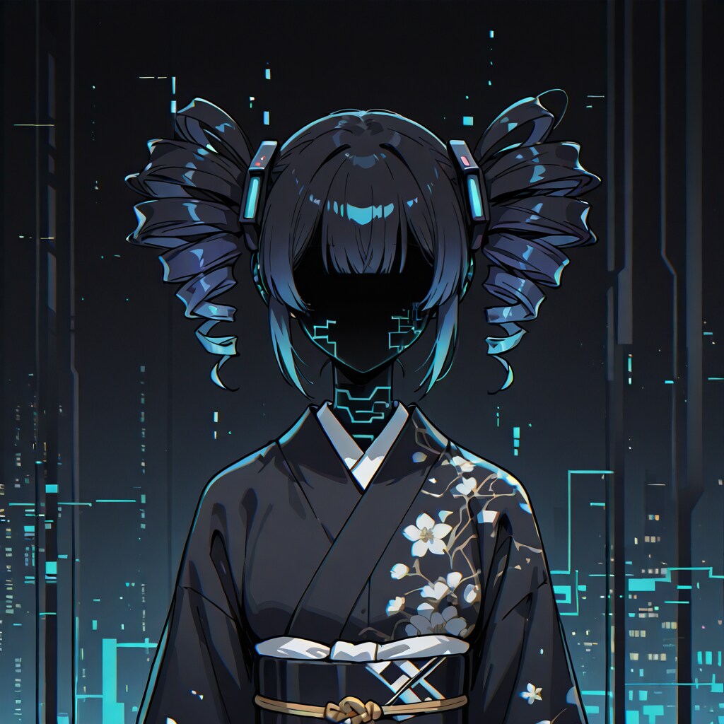 着物を着た迷子