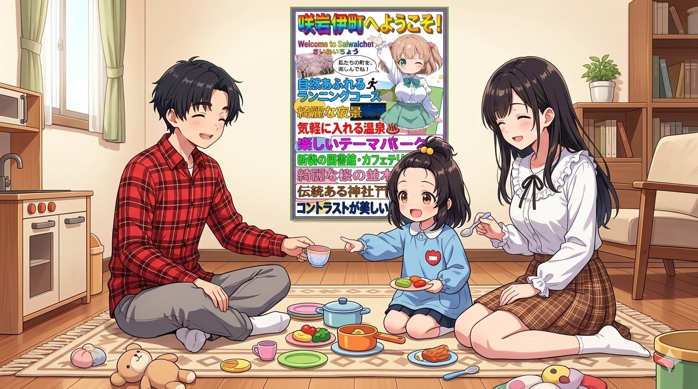 親子イラスト3 | の人気AIイラスト・グラビア
