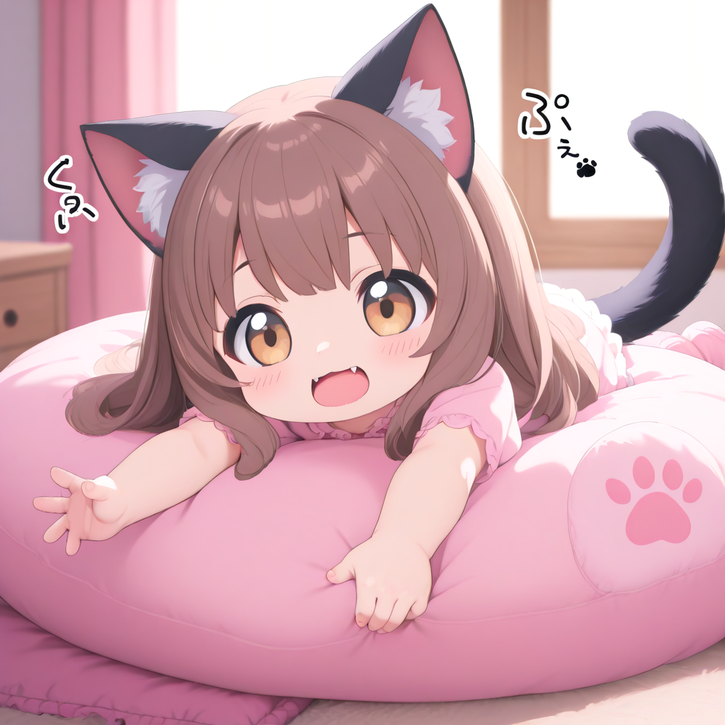 ねこがねころんだ