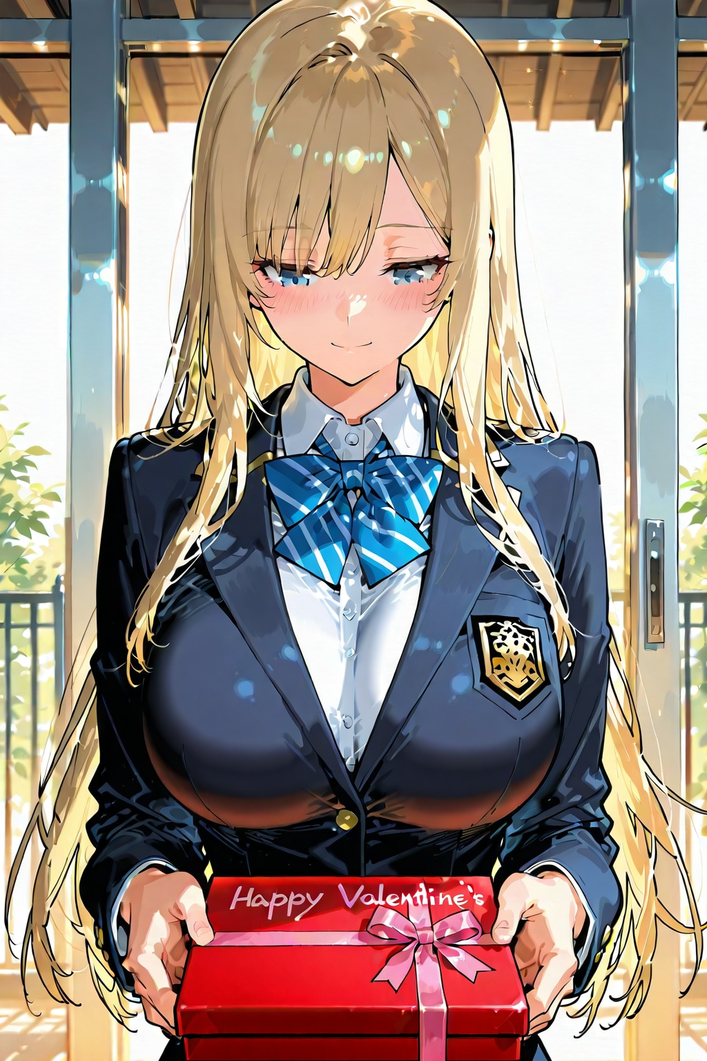 金髪少女のバレンタイン | の人気AIイラスト・グラビア