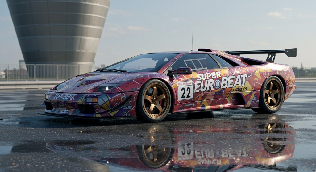 スーパーユーロビートディアブロレーシングカー