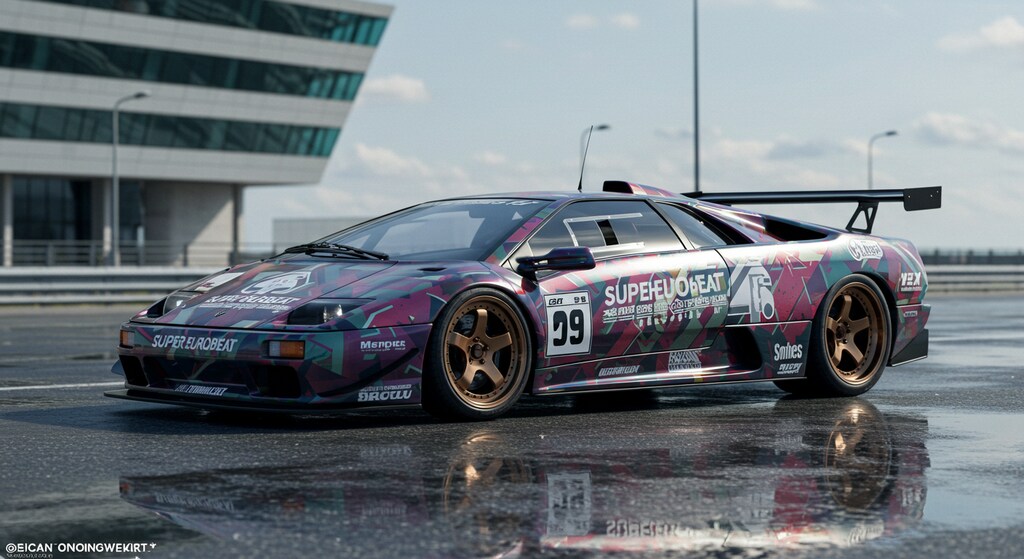 スーパーユーロビートディアブロレーシングカー