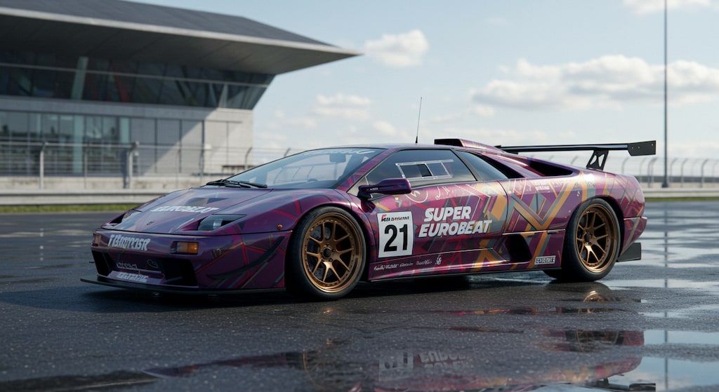 スーパーユーロビートディアブロレーシングカー