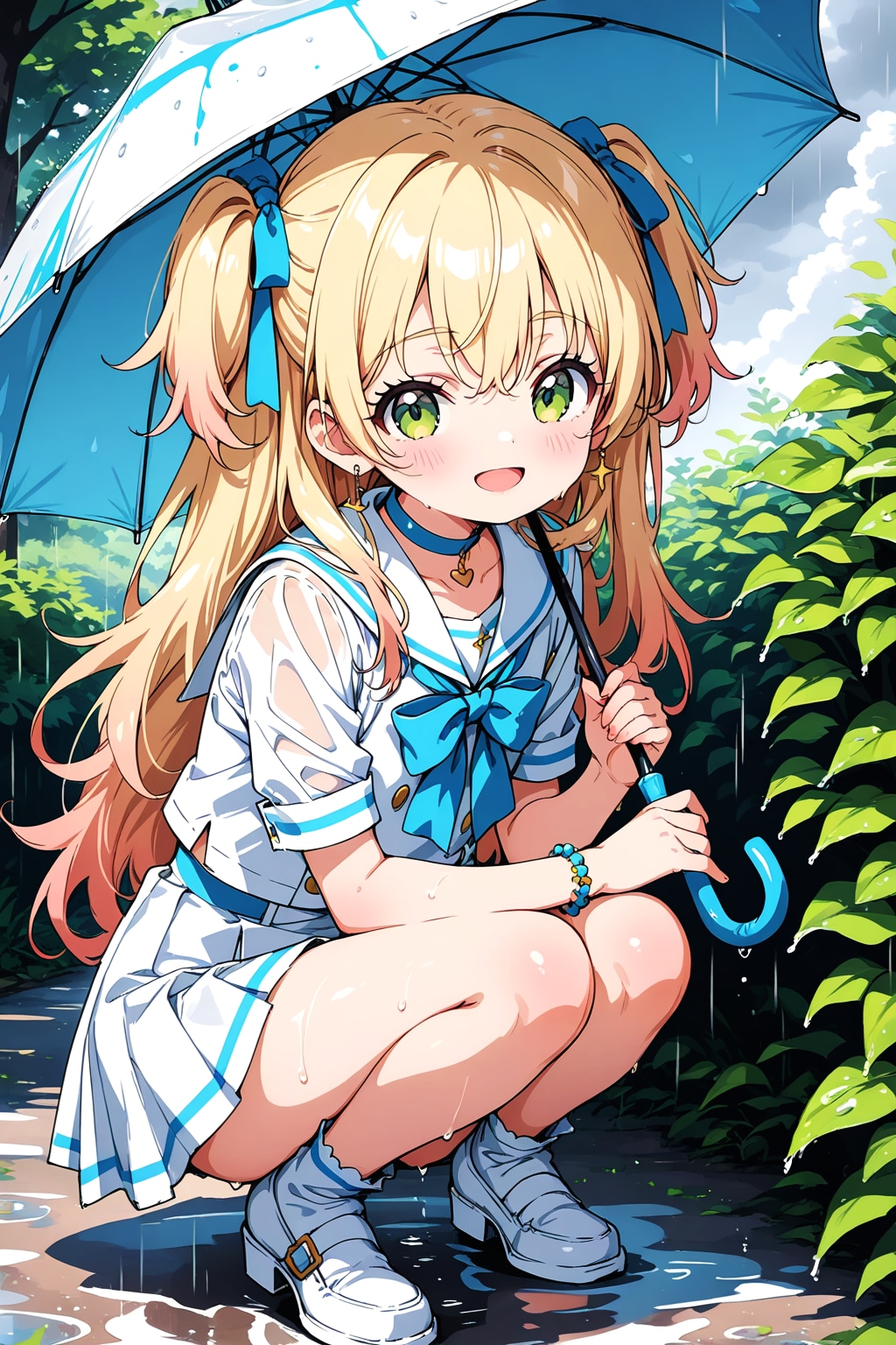 雨粒の舞