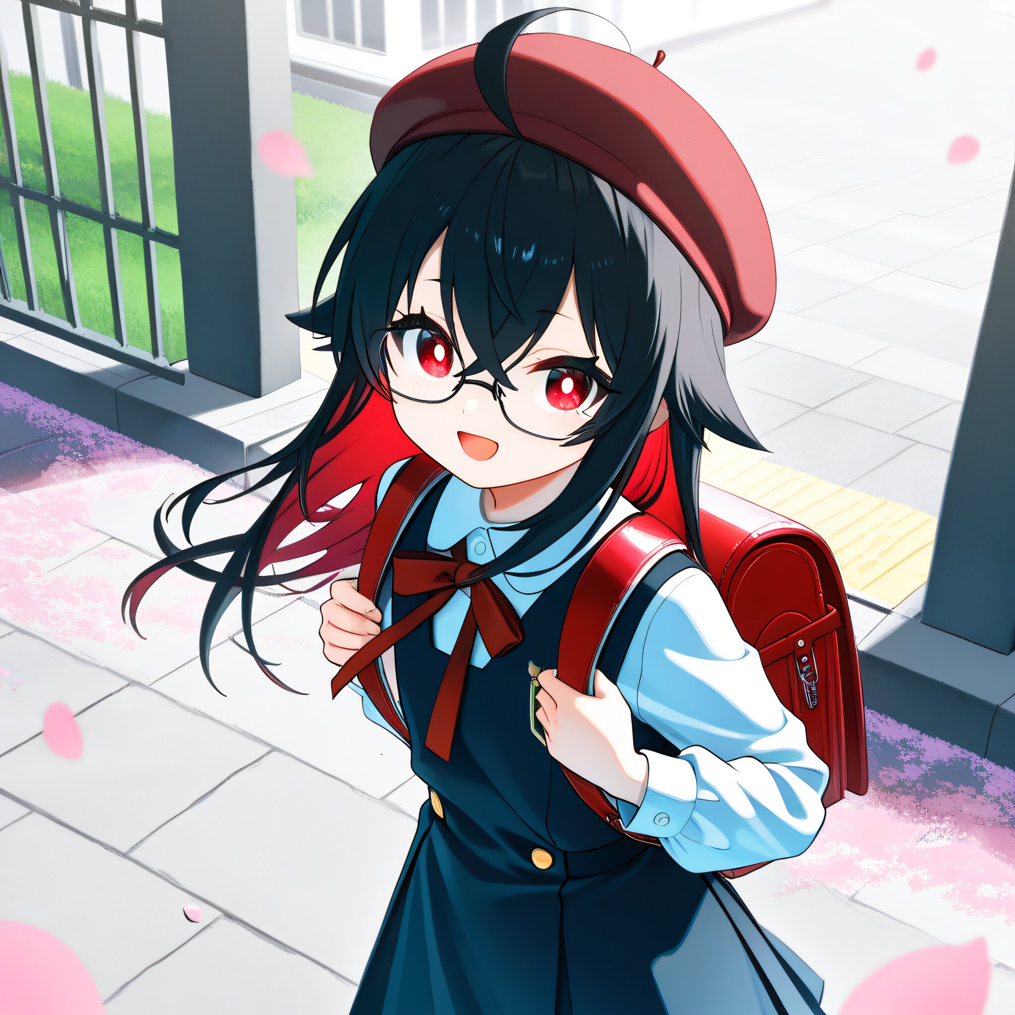 朱闇さん小学校入学時の写真