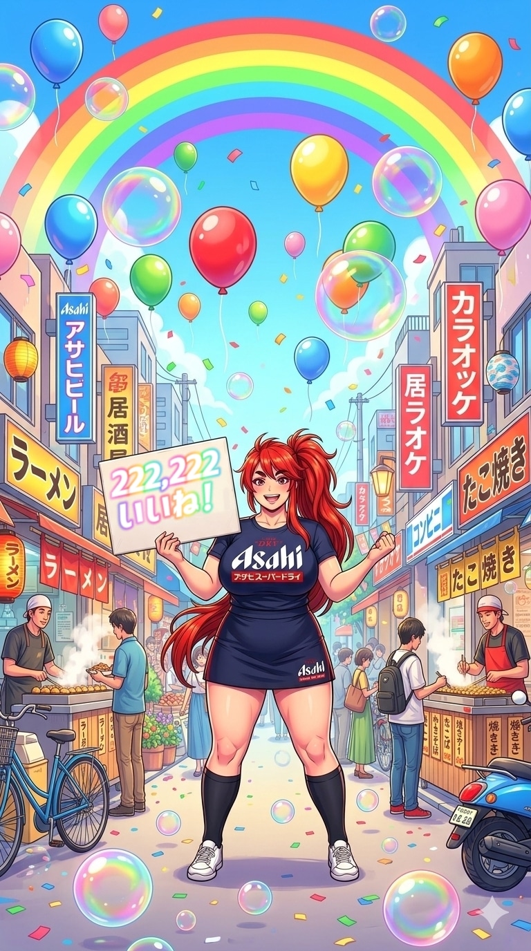 222,222いいね！！ おめでとうございます！！ | の人気AIイラスト・グラビア