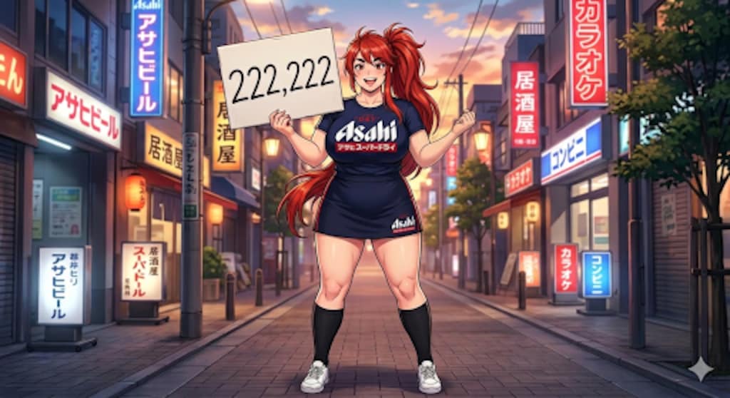 222,222いいね！！ おめでとうございます！！