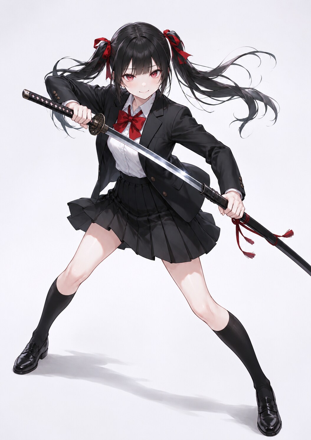 武器もった女の子