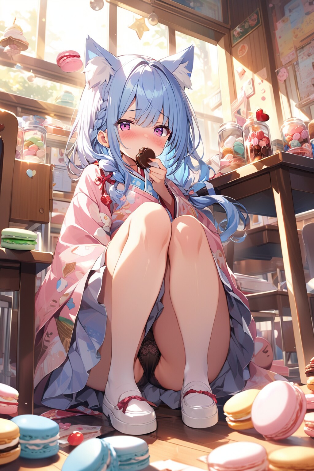 新人店員さん、つまみ食い