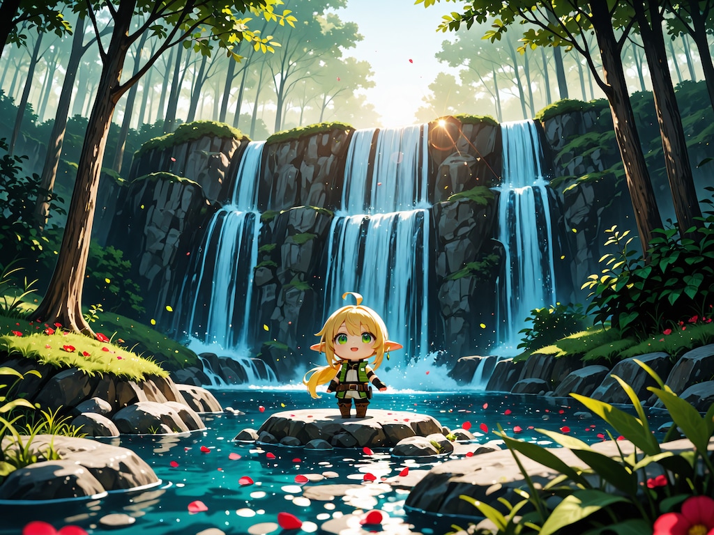 滝を見に行く！