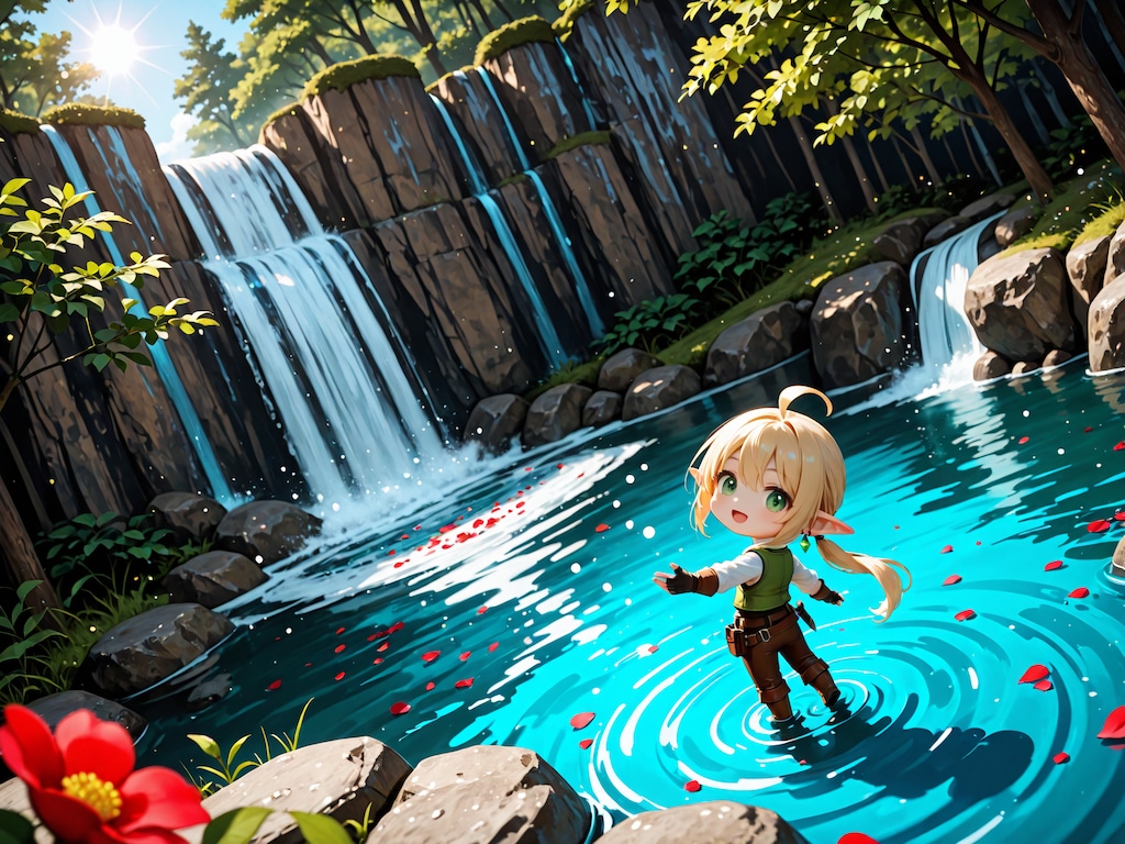 滝を見に行く！