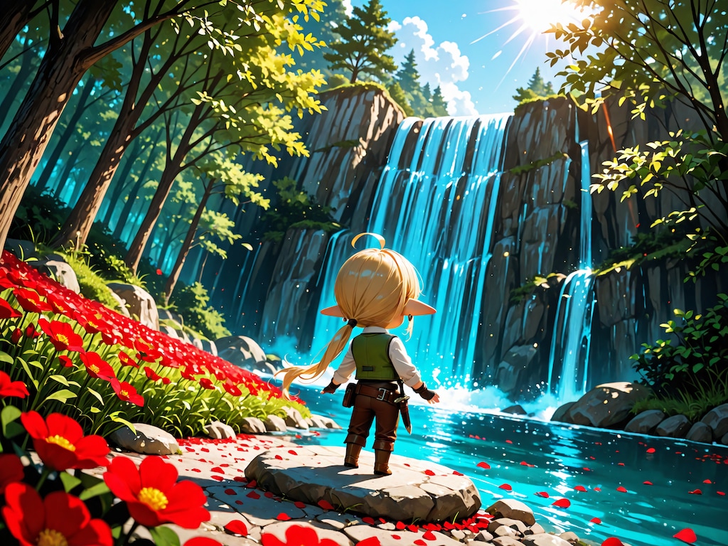 滝を見に行く！