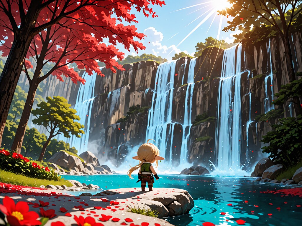 滝を見に行く！