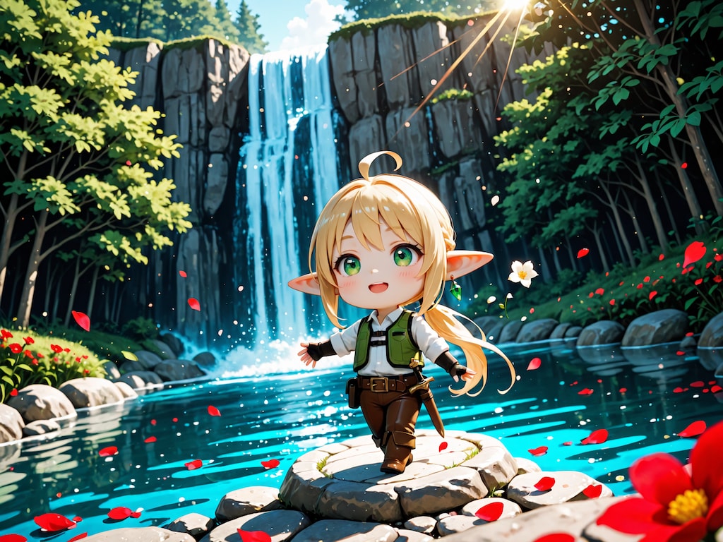 滝を見に行く！