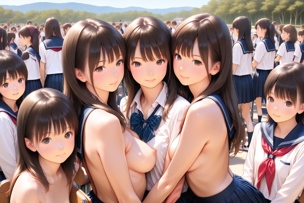 教室で記念に集合写真