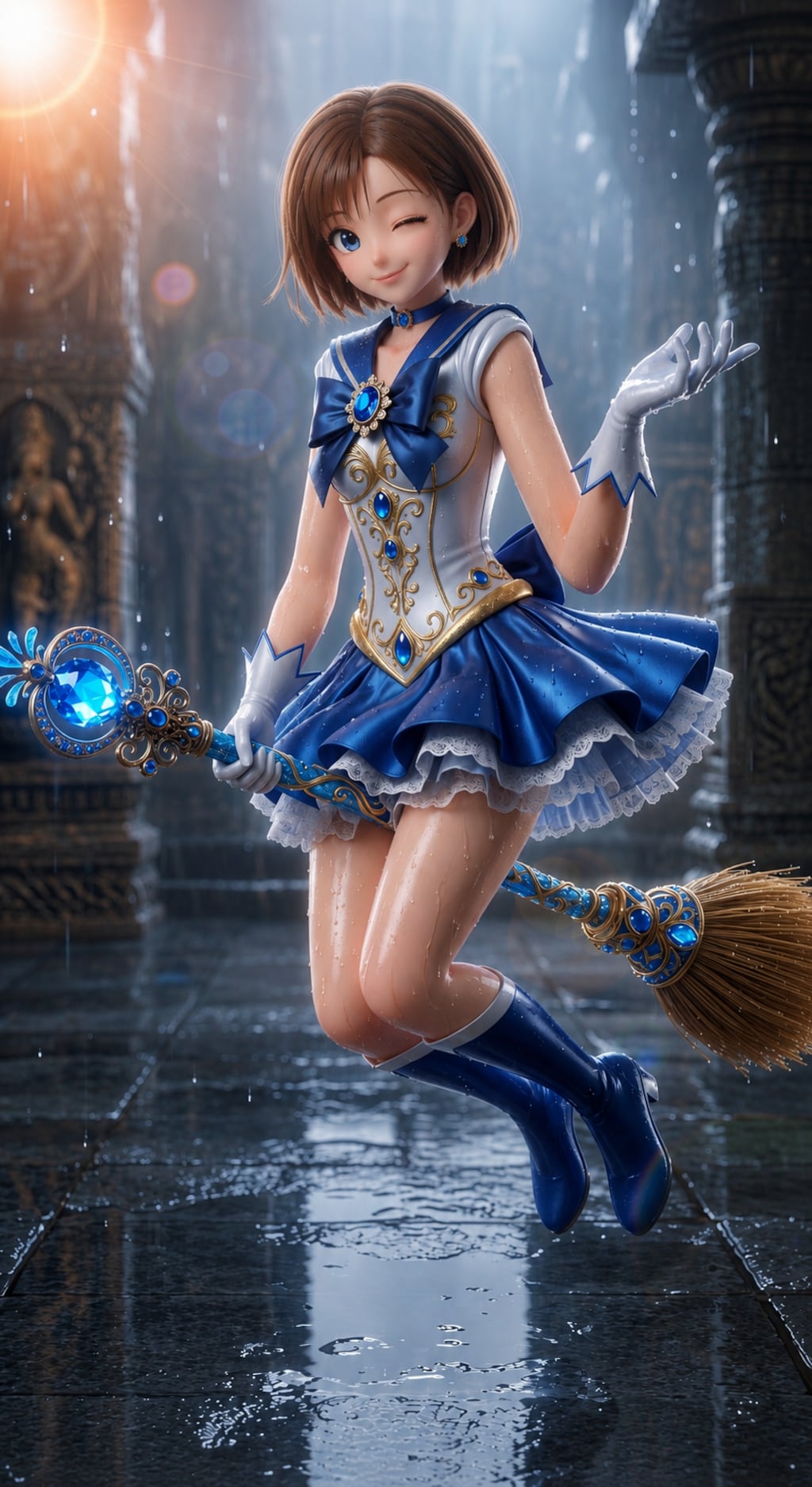 青系魔法少女